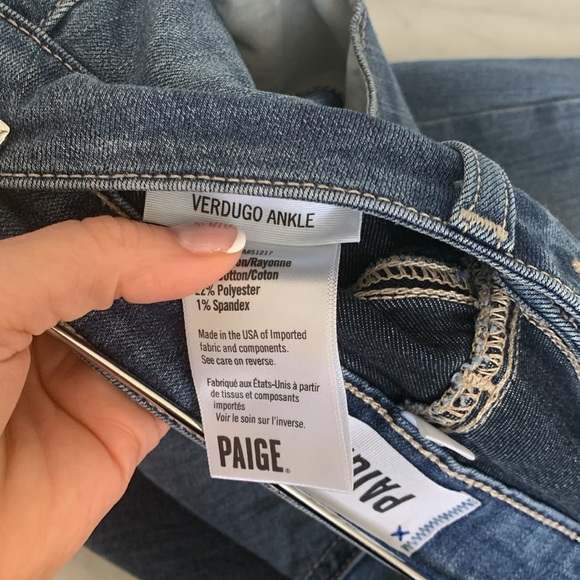 Paige Vertugo Ankle size 25 (wash is lighter than the stock picture-see pics) - Picture 8 of 8
